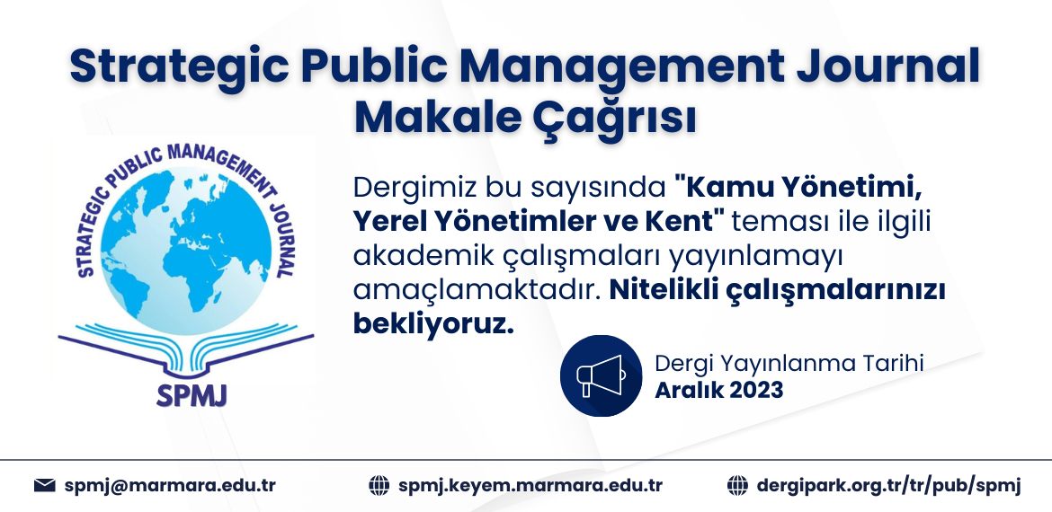 Makale Çağrısı - SPMJ
The opinions expressed in the texts published are the author’s own and do not necessarily express the views of SPMJ editors. The authors assume all responsibility for t